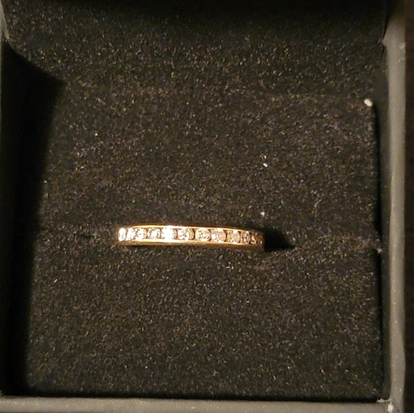 *SOLD* Yellow Gold Anniversary Band - Picture 2 of 2